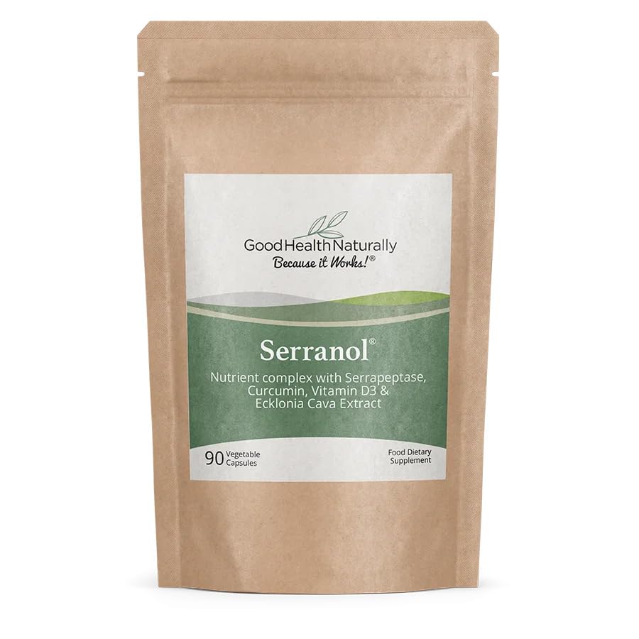 Good Health Naturally Serranol bottle for daily wellness support