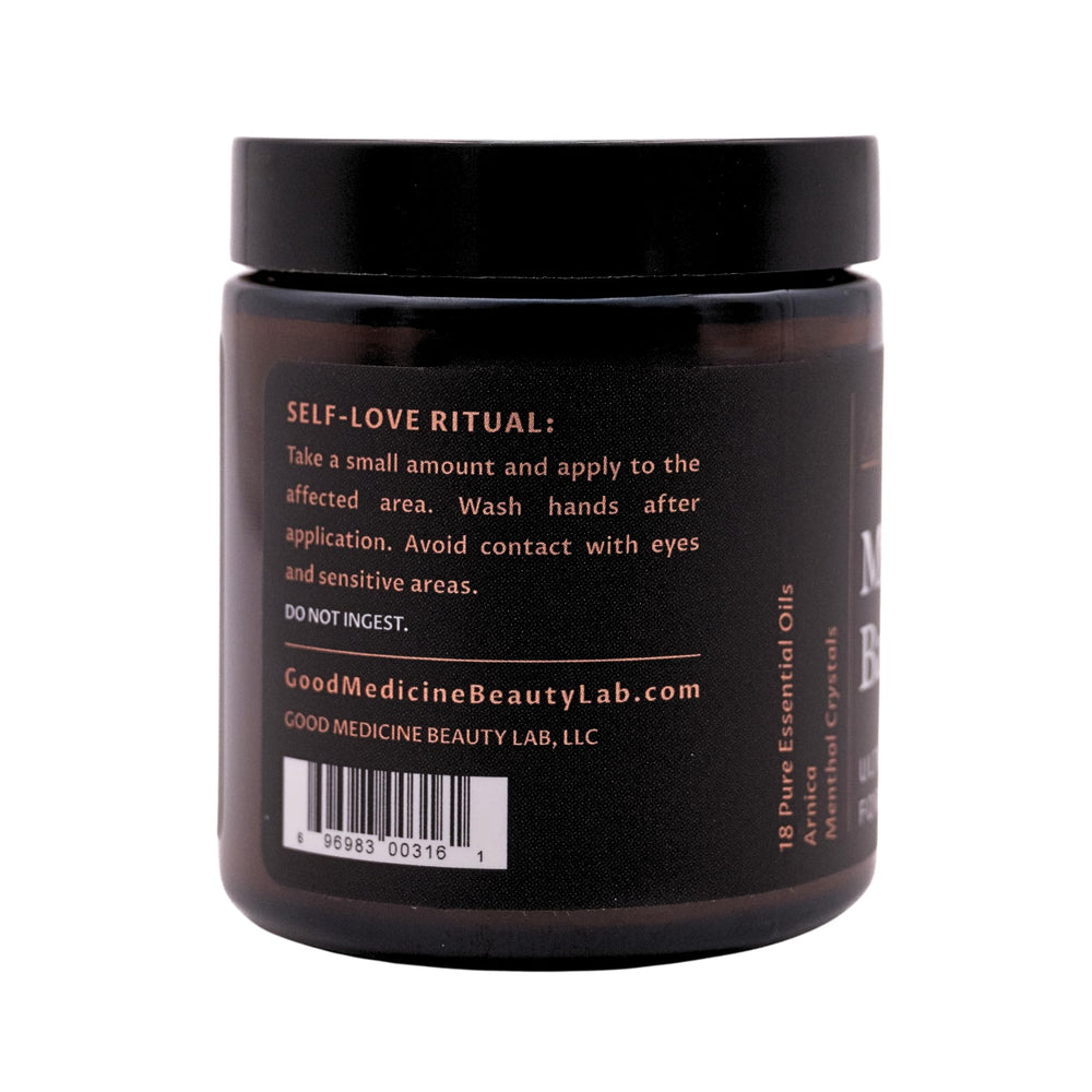 GOOD MEDICINE Muscle Balm demonstrates heat and cooling sensation for soothing relief