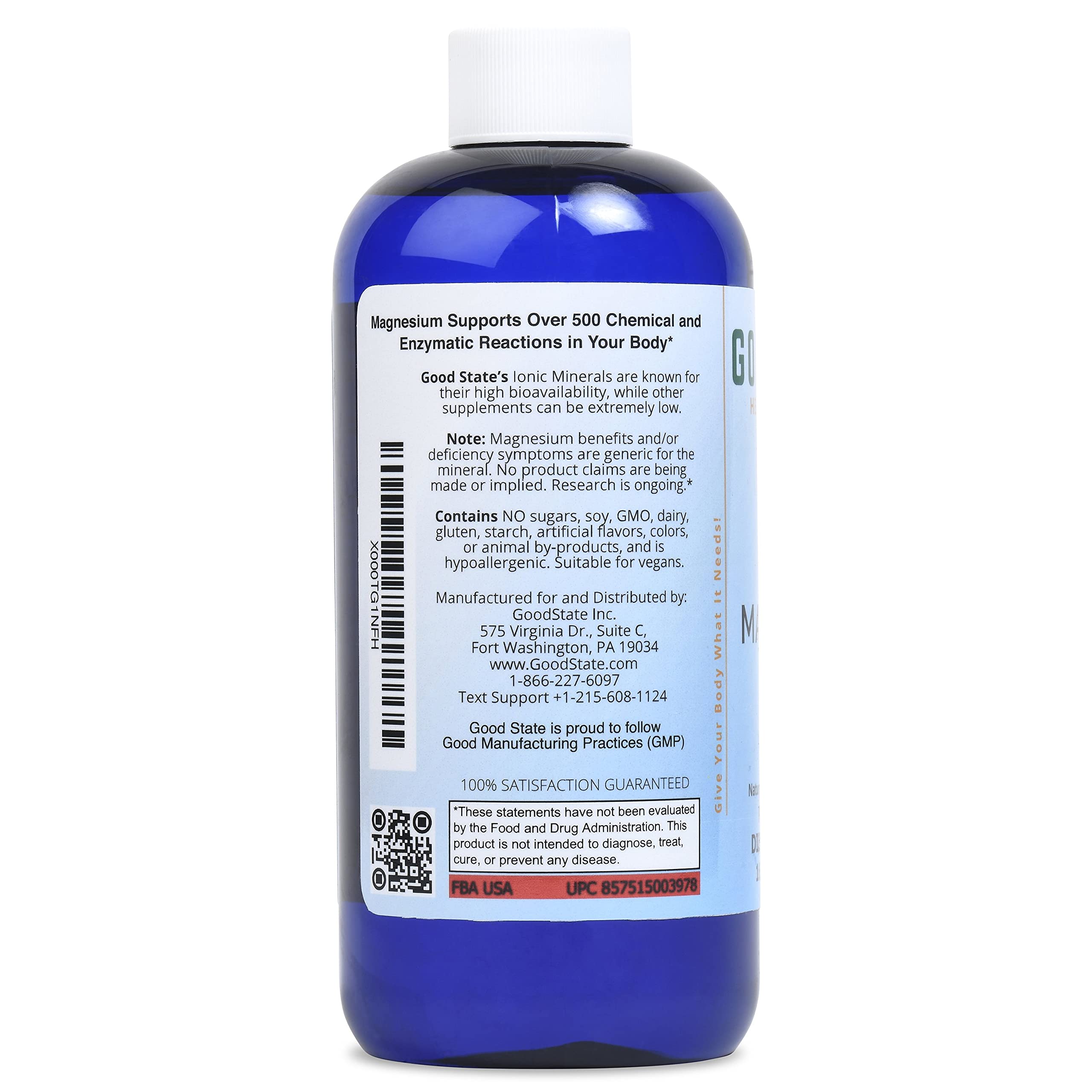 Good State Ionic Magnesium being diluted in water for quick consumption.