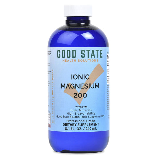 Good State Liquid Magnesium 200 bottle—high absorption for daily use.