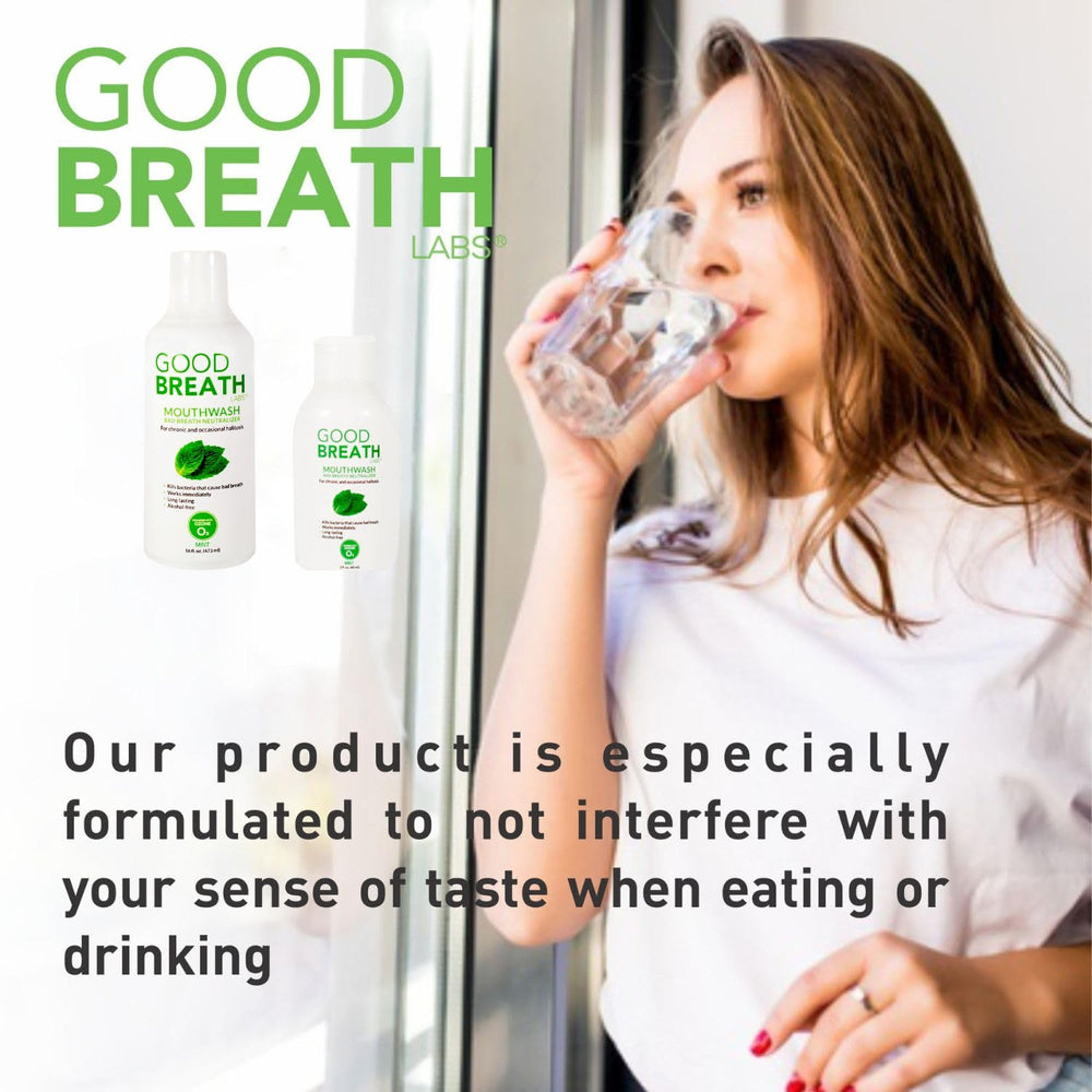 Goodbreath three-pack packaging showcasing value for the family