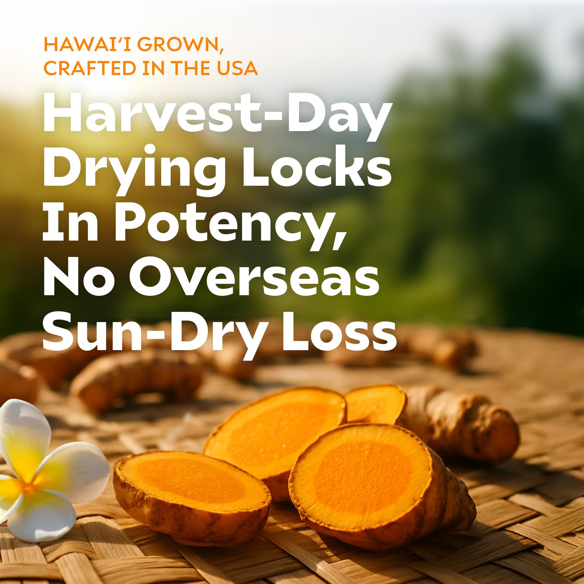 Good Mana Olena Gold Hawaii-grown origin signals natural sourcing.