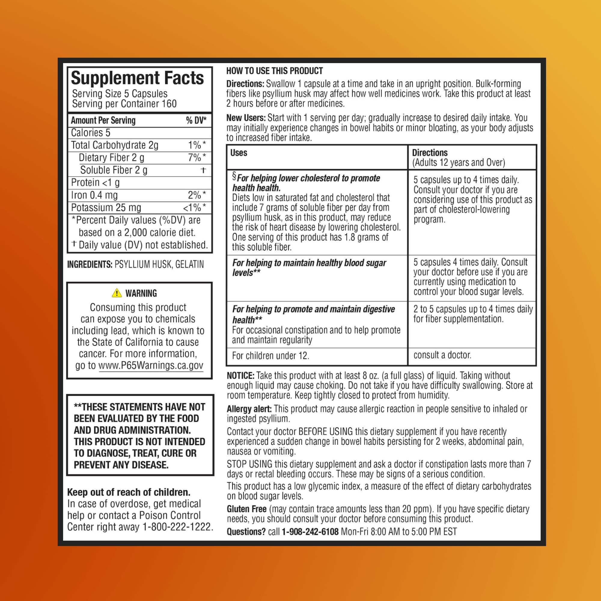GoodMeds psyllium husk fiber for digestive regularity close-up