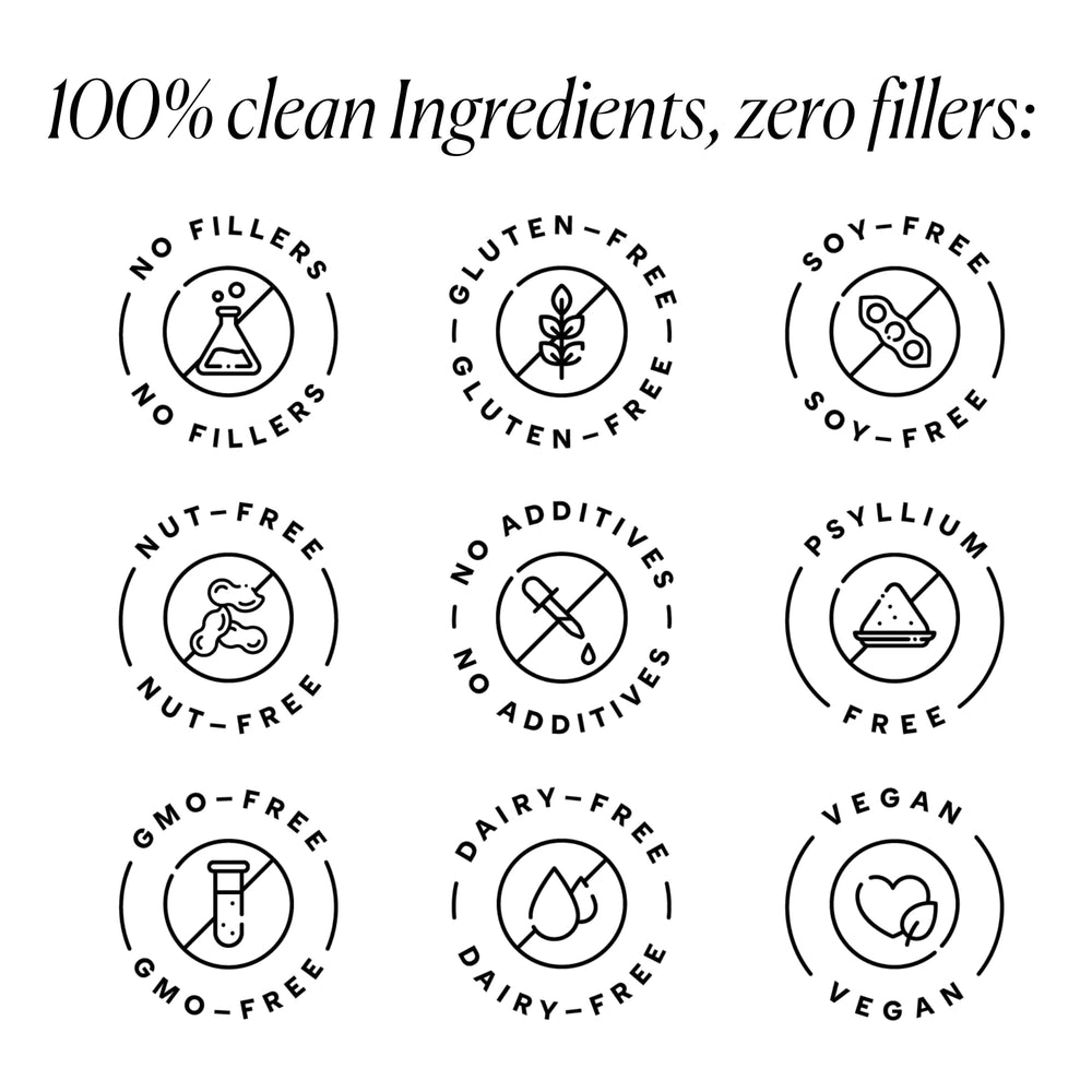 Goodness Lover Better Gut ingredients prebiotic focus featured on the label.