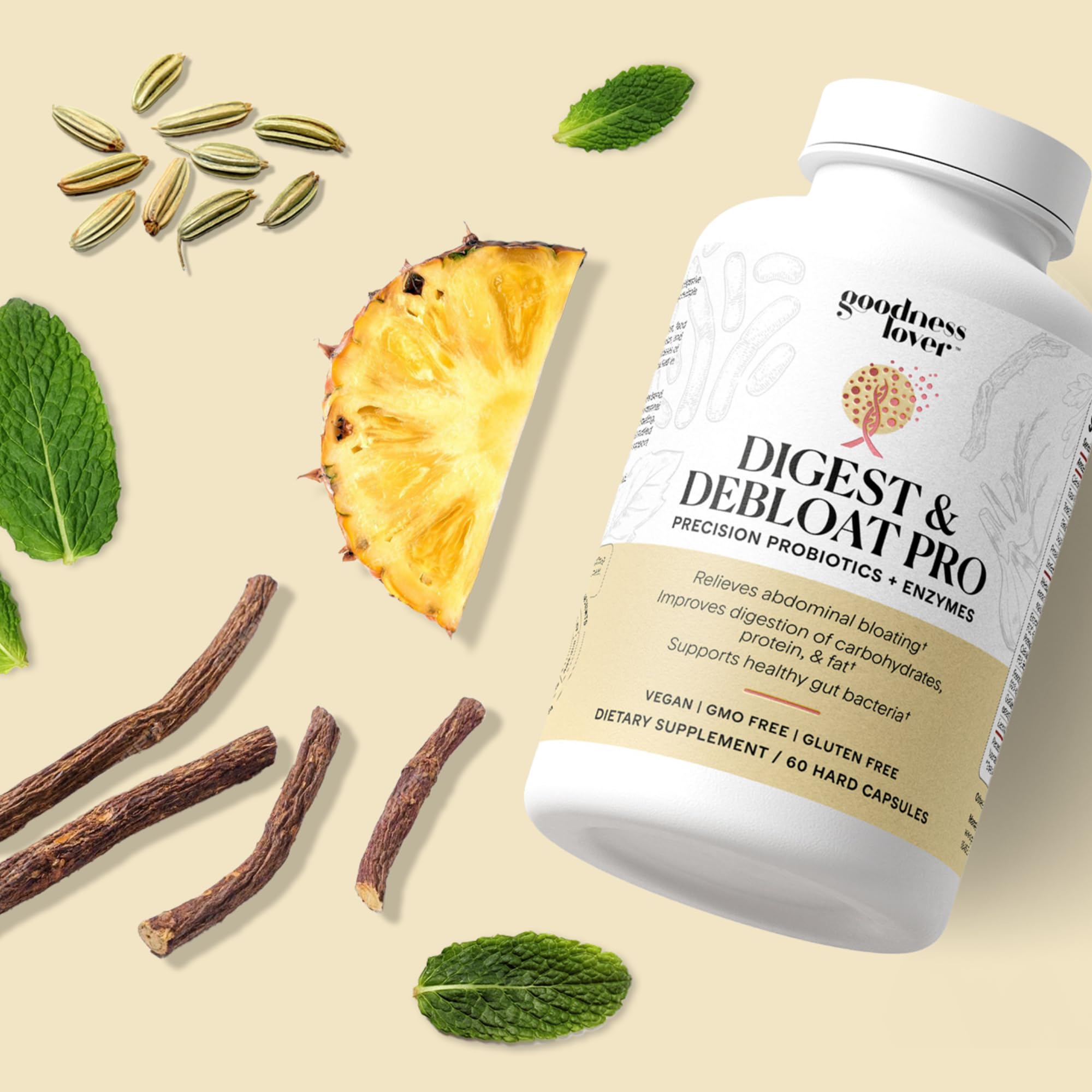Packaging displays vegan and non-GMO certification.