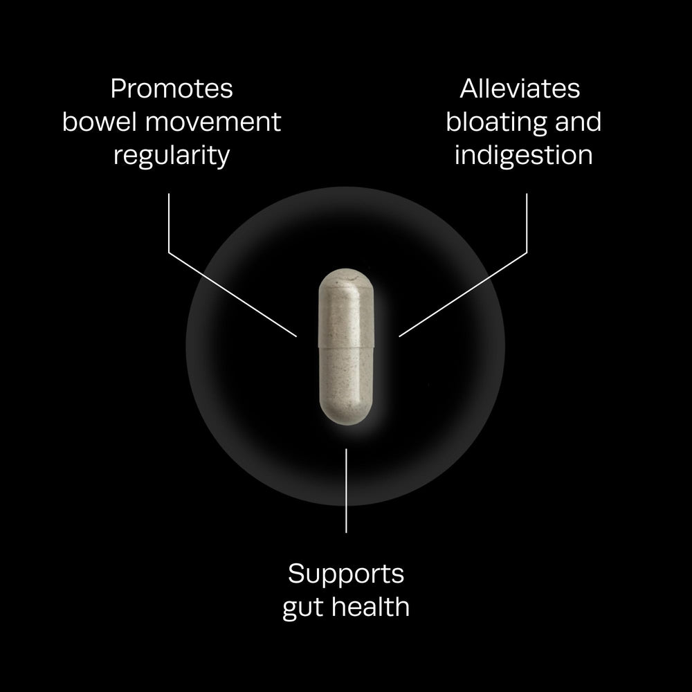Goodphyte Bottle and measuring scoop for daily enzyme supplementation.