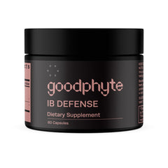Goodphyte IB Defense bottle front showing digestion support on the label.