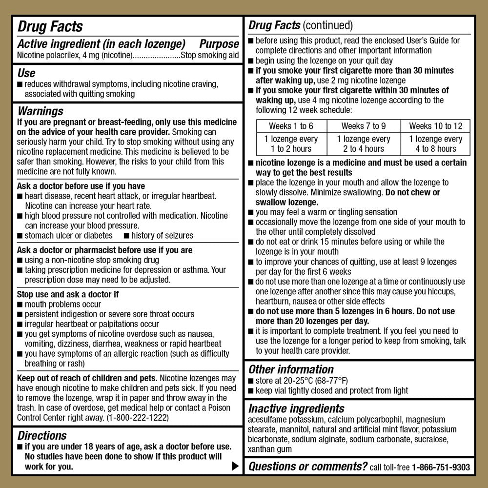 GoodSense 81-count box presents a bulk supply for sustained quitting support.