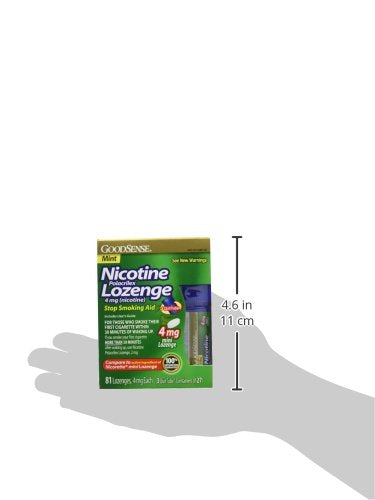 GoodSense lozenge mint flavor communicates a discreet, flavorful option for healthier routines.
