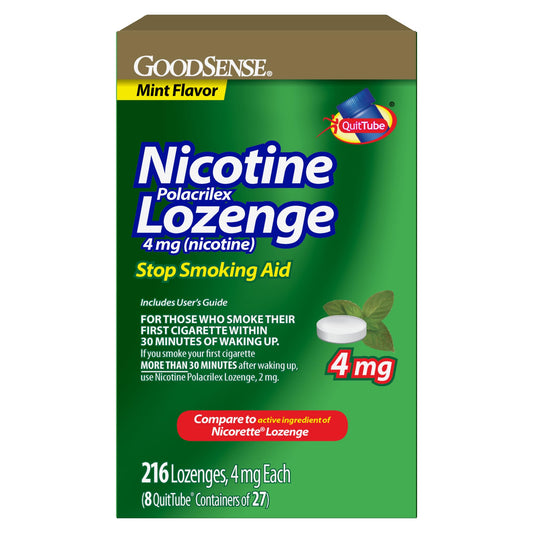 GoodSense mint lozenge pack showing discreet craving relief on the go
