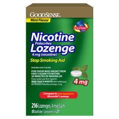 GoodSense mint lozenge pack showing discreet craving relief on the go