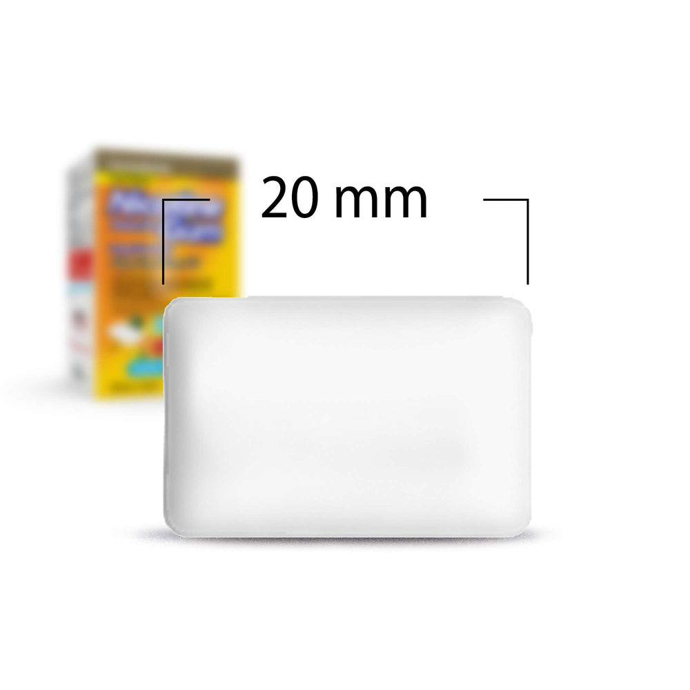 GoodSense nicotine gum 2 mg fruit flavor box open showing 100-count supply