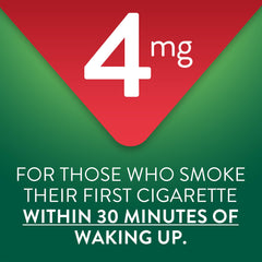 Single piece of GoodSense nicotine gum 4 mg mint ready to use.