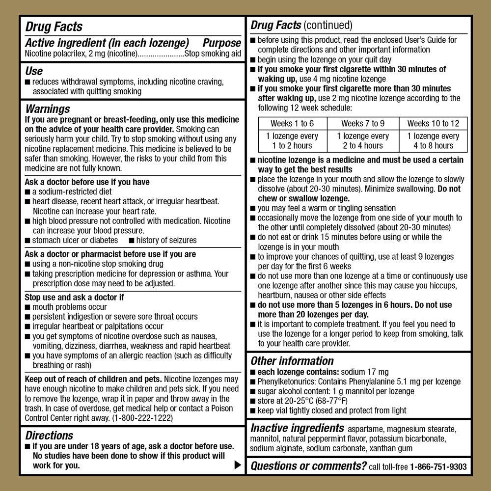 GoodSense nicotine lozenge mint carton display emphasizes 72 count supply.