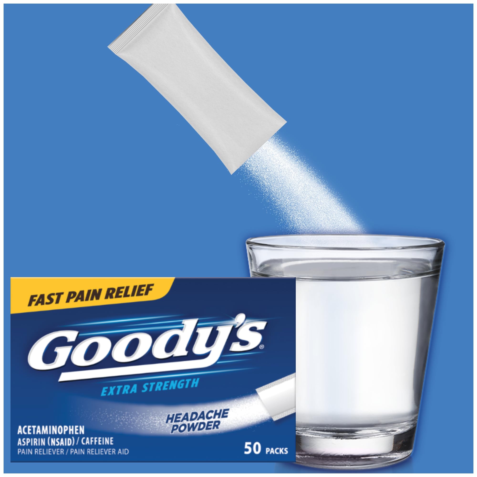 Branding and citrus design on Goody's packaging Box.