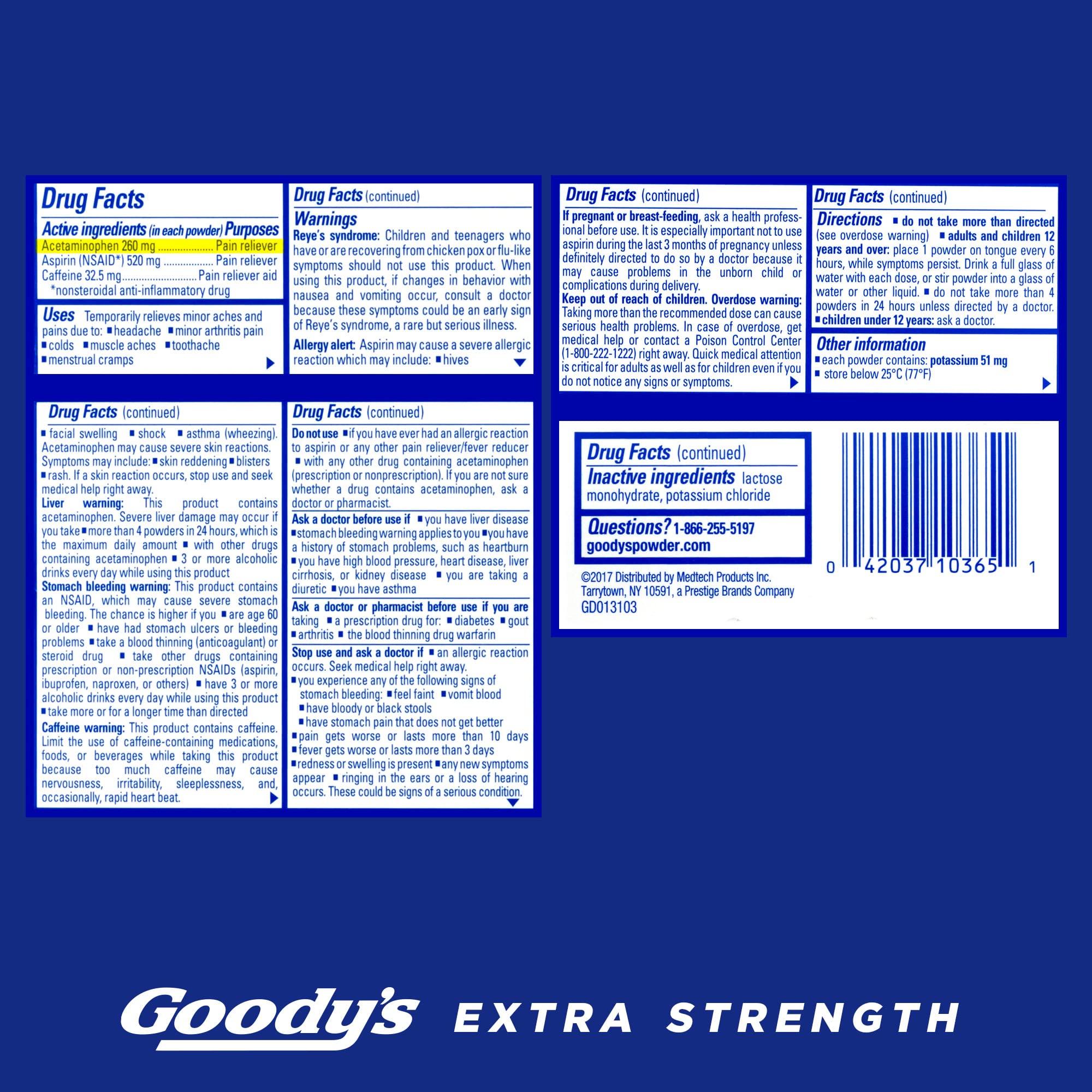 Goody's quick-use scene illustrates on-the-go relief during busy days.