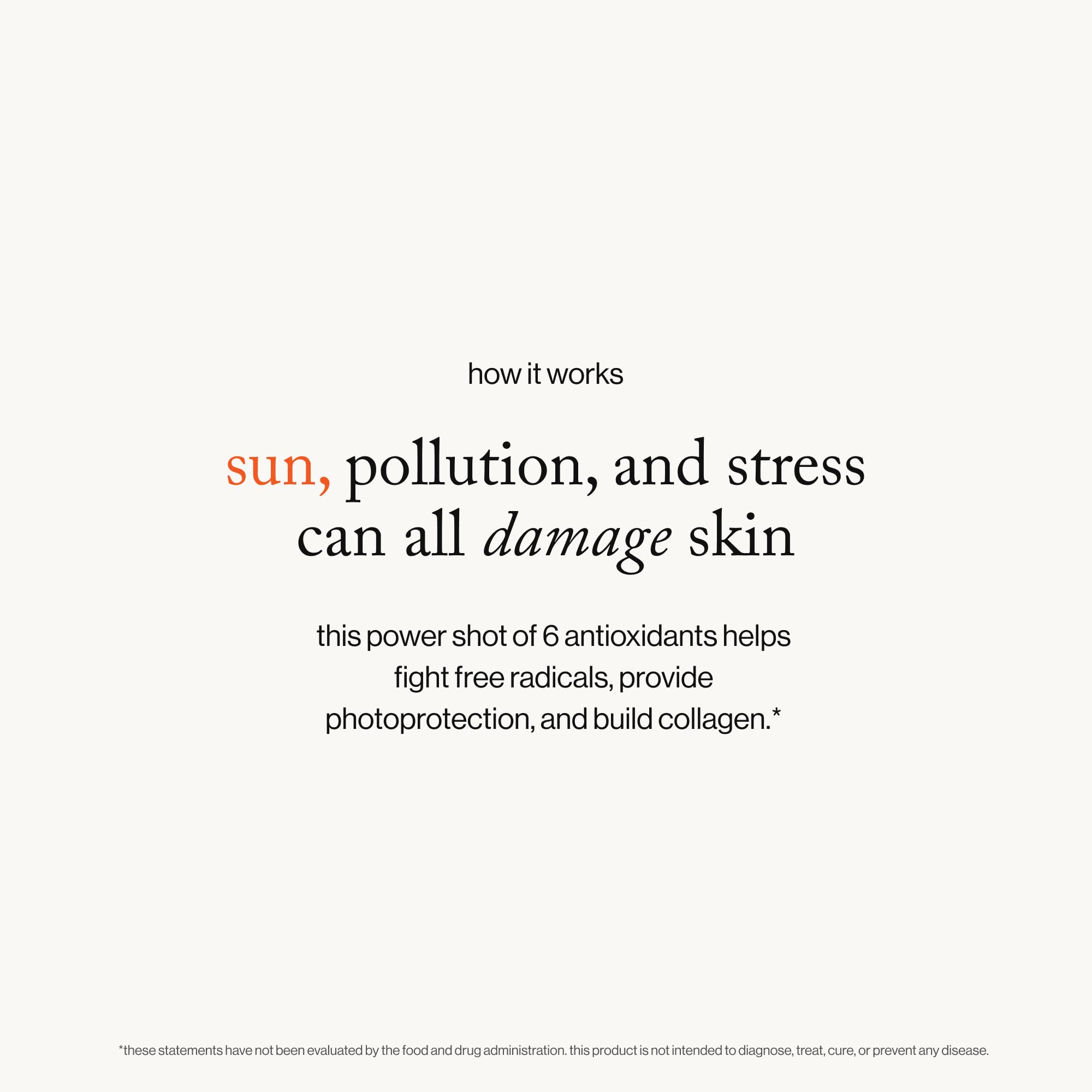 Goop Beauty Morning Skin Drink Mix amber bottle signals vegan, non-GMO quality.