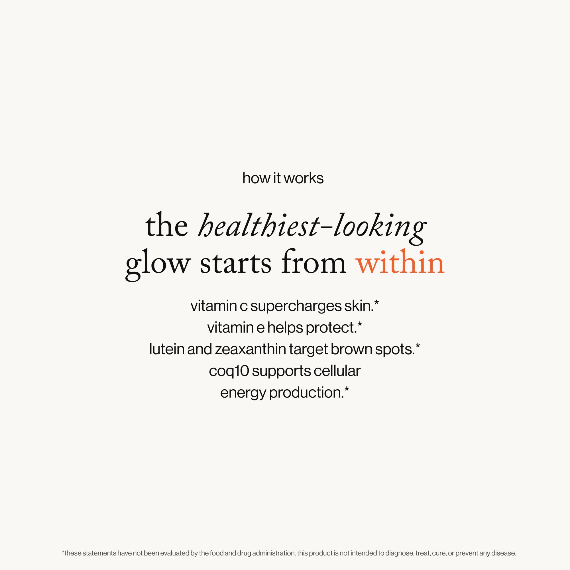 Goop Beauty Morning Skin Drink Mix glass with water suggests quick daily support.