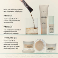 Goop Beauty Morning Skin Drink Mix powder dissolves in water for vitamin boost.