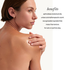 Hands applying Goop Wellness Sex Oil to skin for intimate touch