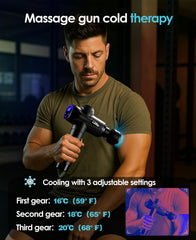 Gooway massage gun with 20 speeds and 7 interchangeable heads for targeted care