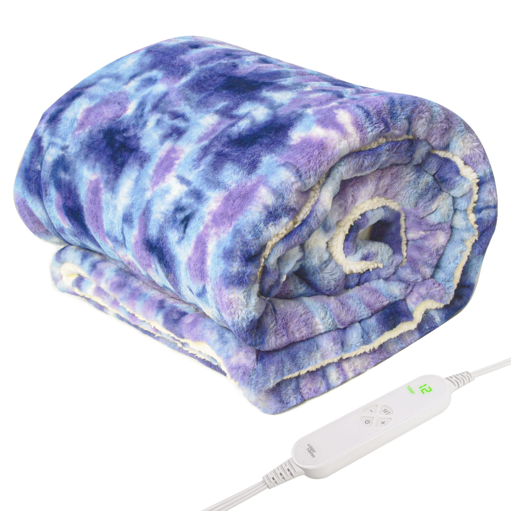 GOQO TOMO versatile heated blanket ideal for home, office, or travel.