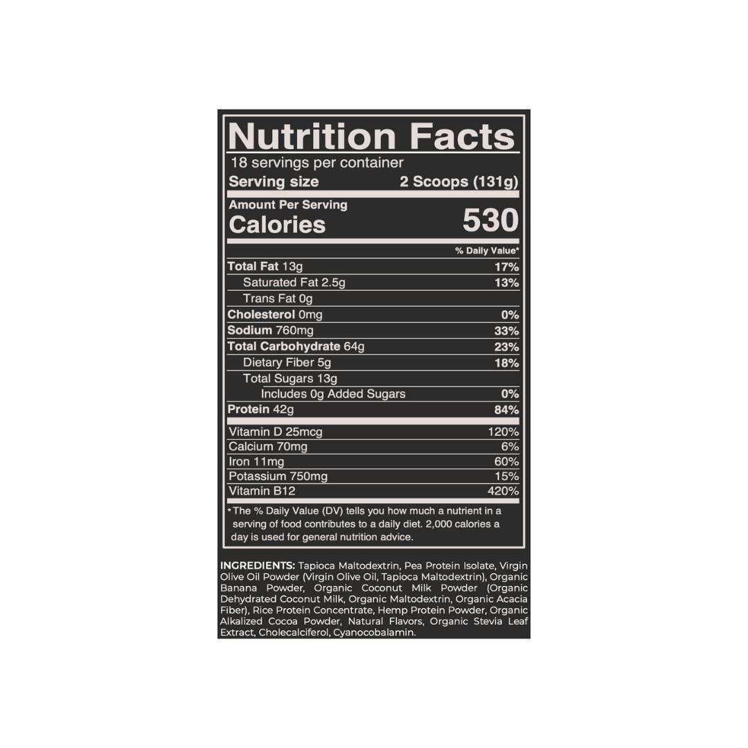 Gorilla Gulps olive oil powder visual emphasizes healthy fats for energy.