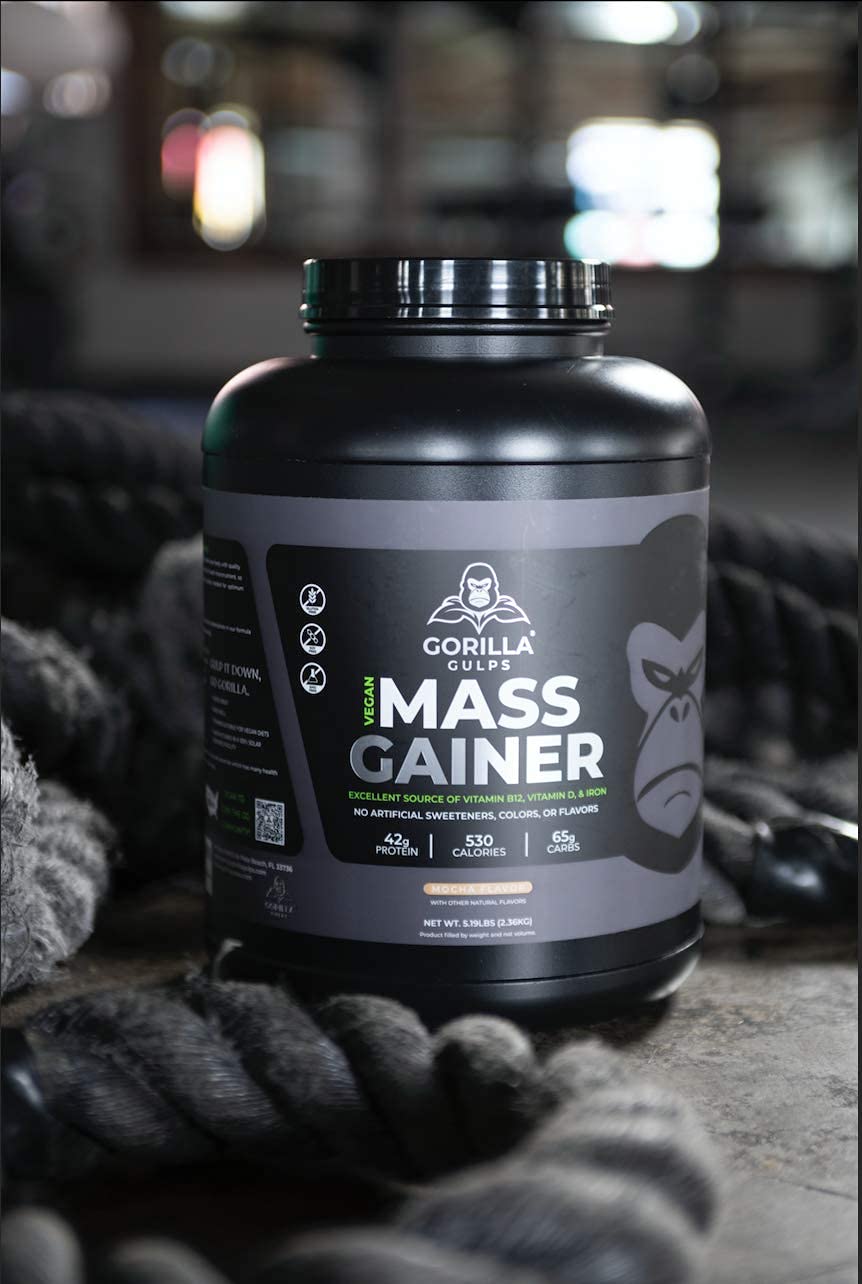 Nutrition panel highlights 42 g protein and 530 calories per serving.