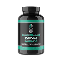 Gorchilla Mind Calm bottle front view highlighting stress relief and calm focus.