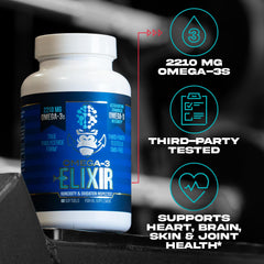 Gorilla Mind Omega-3 Elixir ingredients with astaxanthin and tocopherols for stability