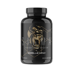 Gorilla Mind Sigma bottle with Tongkat Ali 1% eurypeptides for potential testosterone support