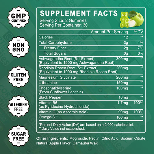 Close-up of GORNVB Cortisol Gummies texture for a tasty daily routine