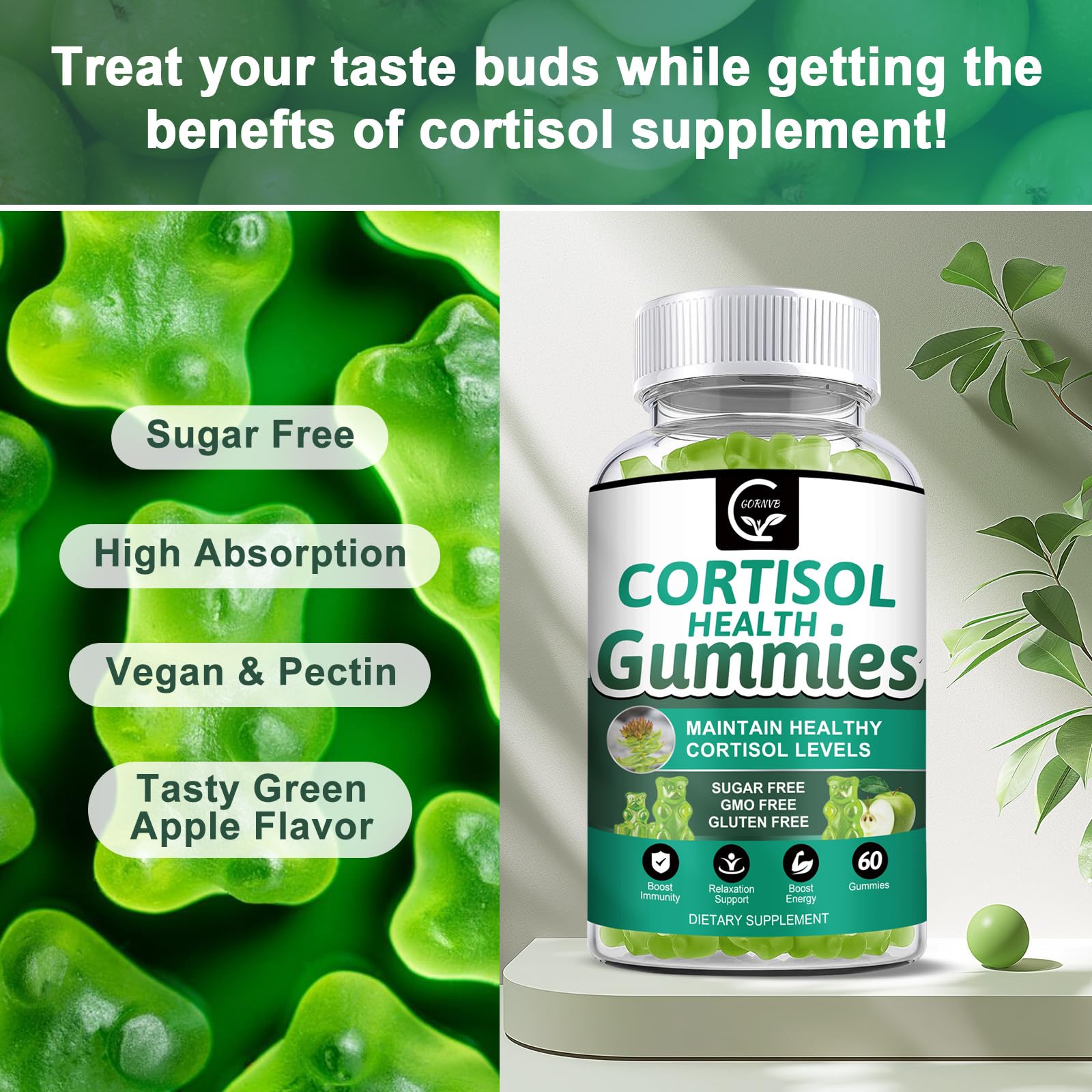 Label highlights ashwagandha, rhodiola, magnesium and vitamin blend