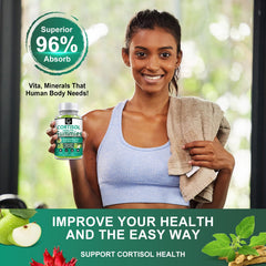 GORNVB Cortisol Gummies packaging box with clean label
