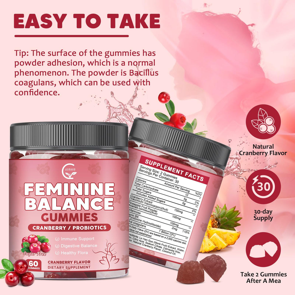 GORNVB gummies on a countertop suggest non-sticky, pleasant daily wellness moments.