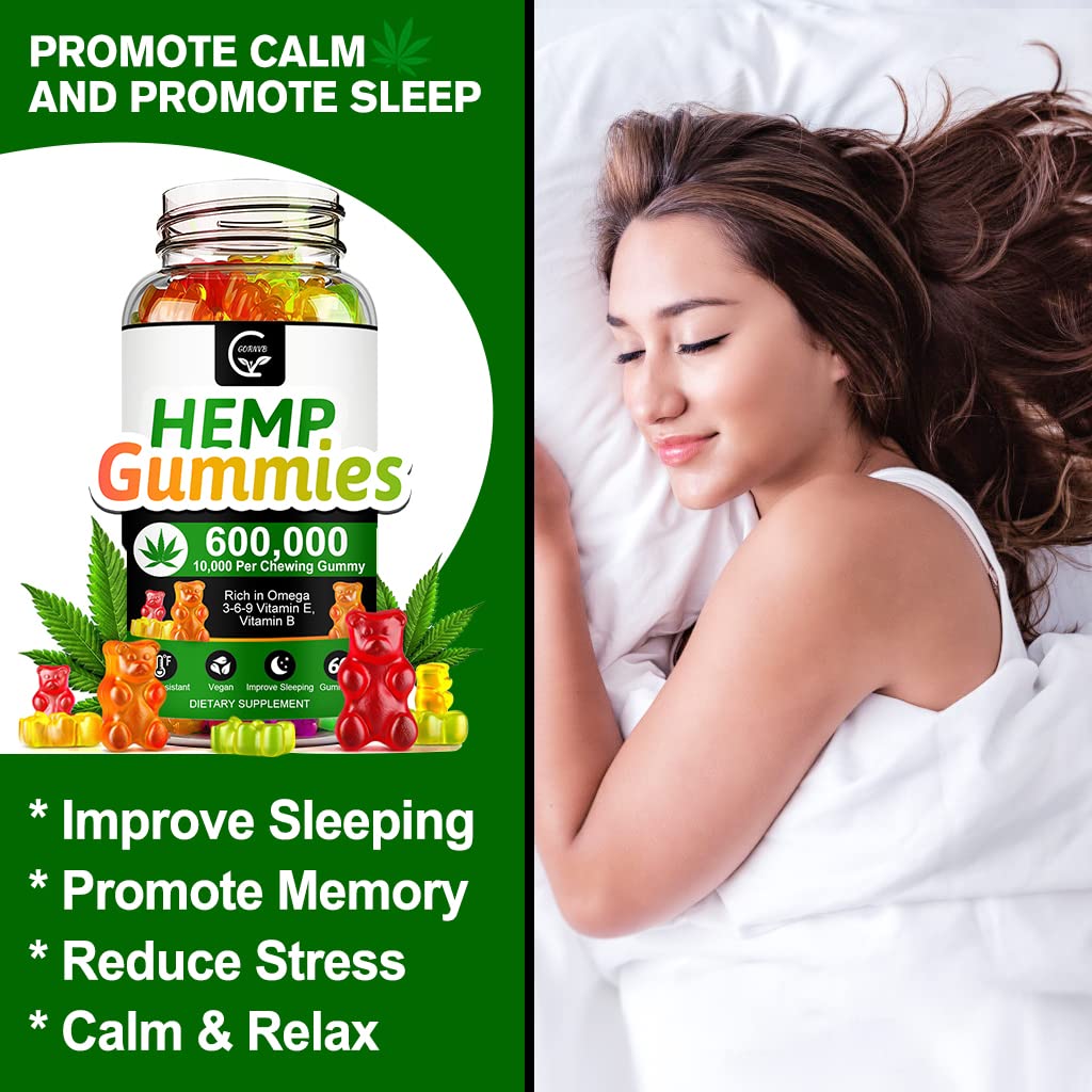 GORNVB hemp gummies in cute shapes, appealing stress relief snack.