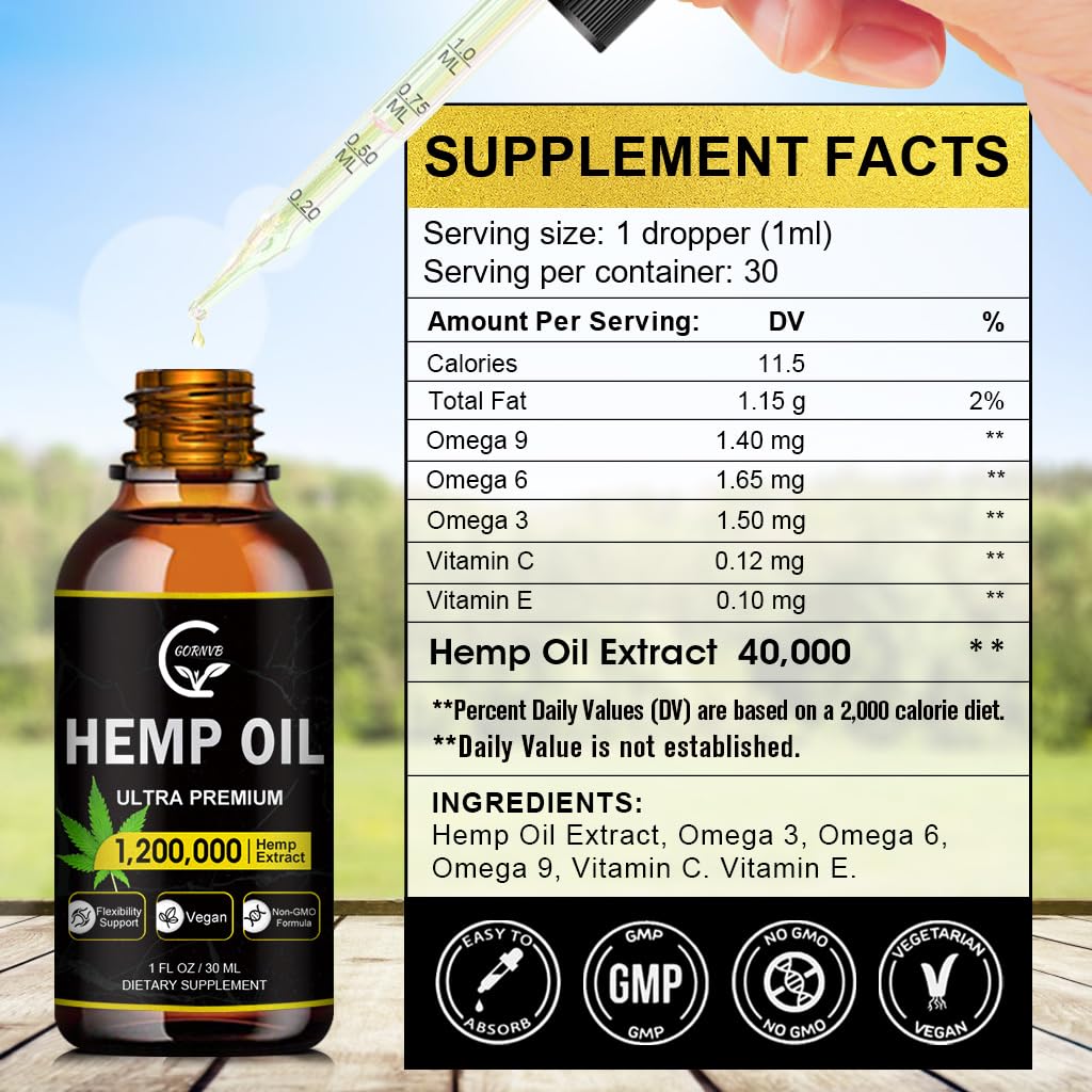 Serving drops ready for daily routine and focus support