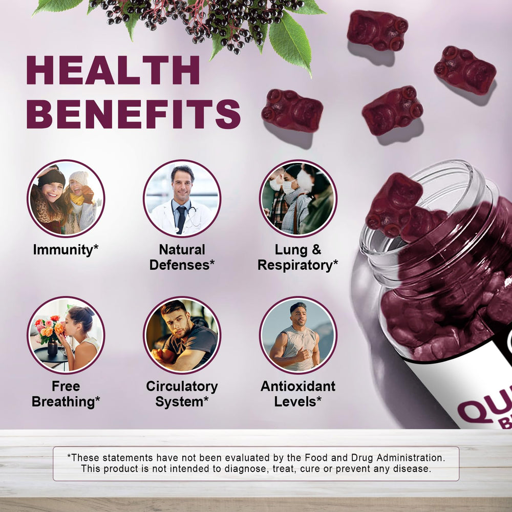 GORNVB Quercetin with Bromelain elderberry close-up suggests supportive blend.