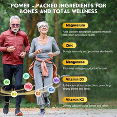 GORNVB ingredient panel featuring magnesium zinc D3 K2 and probiotics