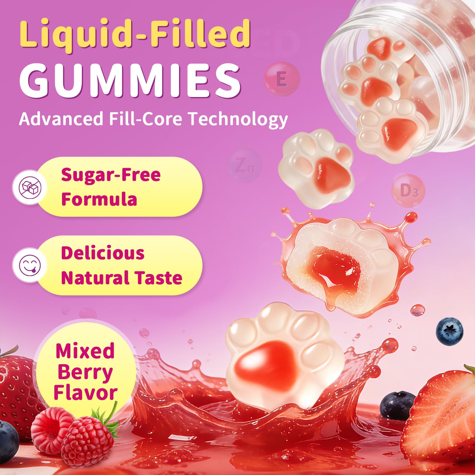 GparkNature packaging emphasizing sugar-free formulation