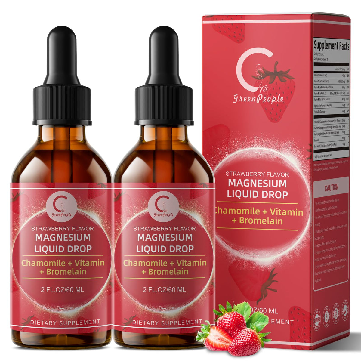 GPGP GreenPeople magnesium glycinate liquid bottle supports calm focus.