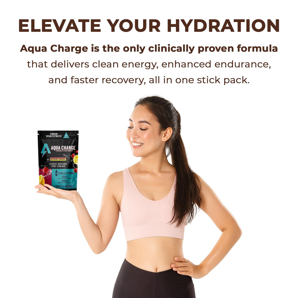 Grab The Gold Aqua Charge kitchen counter setup suggests convenient daily sip