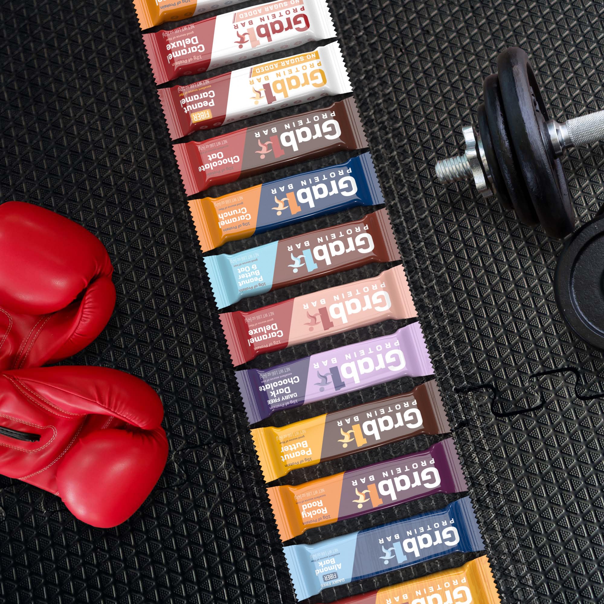 Grab1 multi-pack box, pantry-friendly protein snack option.