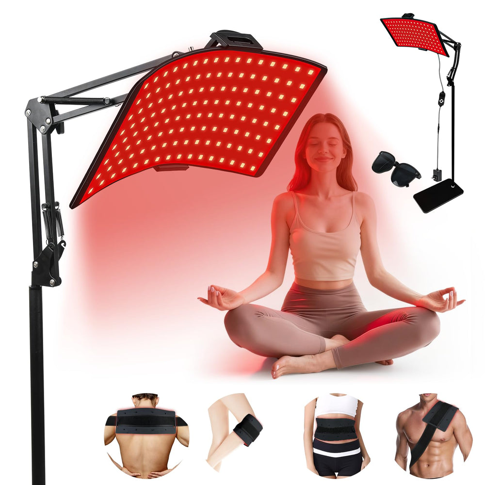 Gracekey red light panel with quick clip for effortless at-home sessions