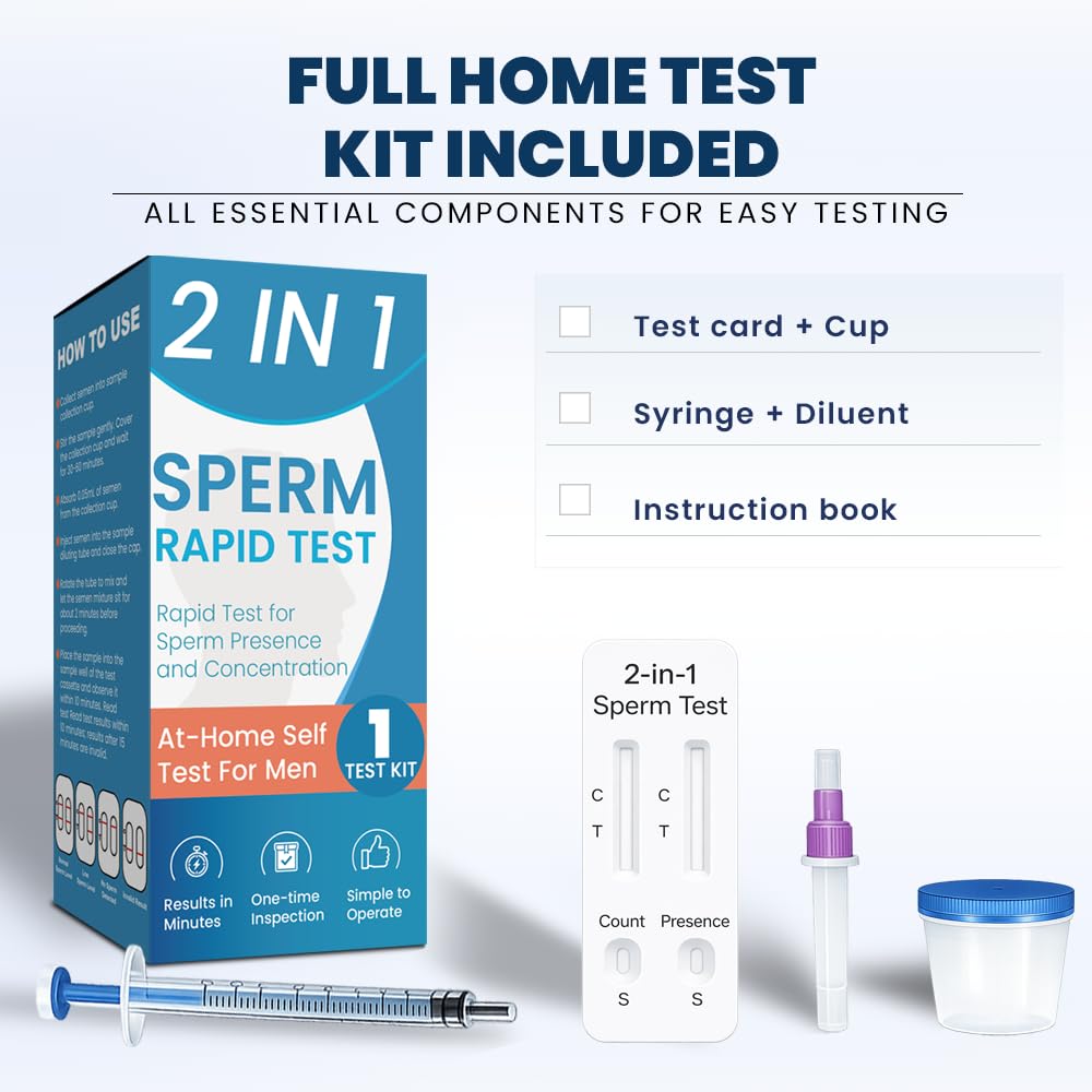 Graclin Sperm Check readout closeup showing concentration levels