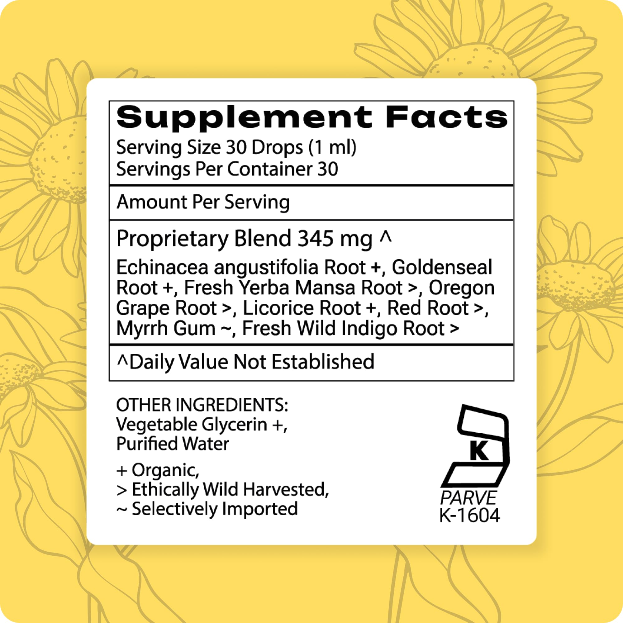 Grama Wellness tincture drops added to a glass of water.