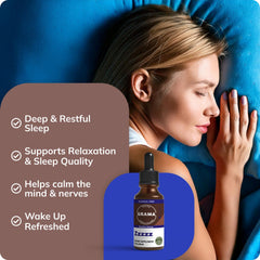 Grama Zzzzz dropper application for precise bedtime dosing.