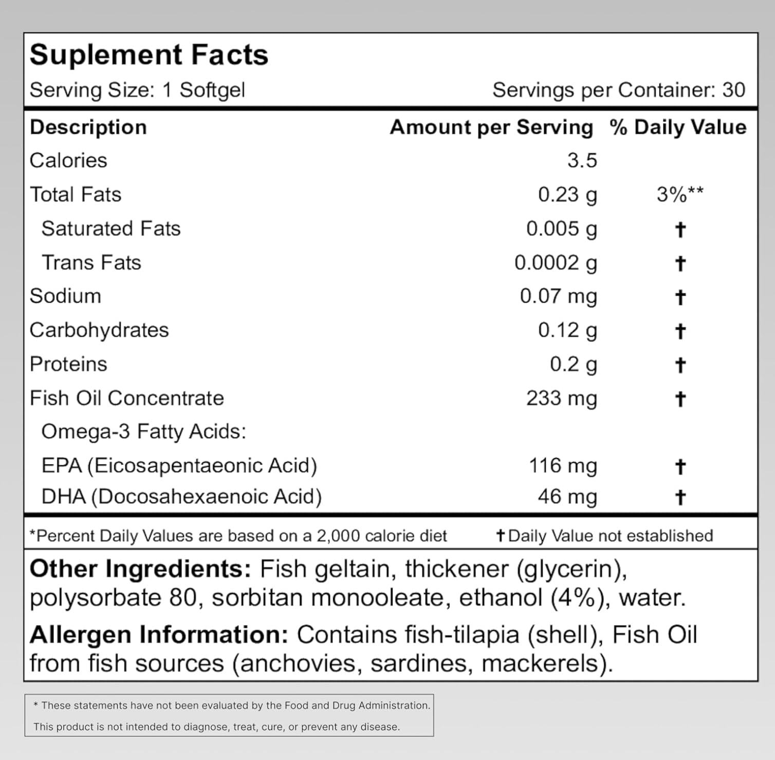 Granagard Nano Omega-3 infographic outlining heart and brain support benefits.