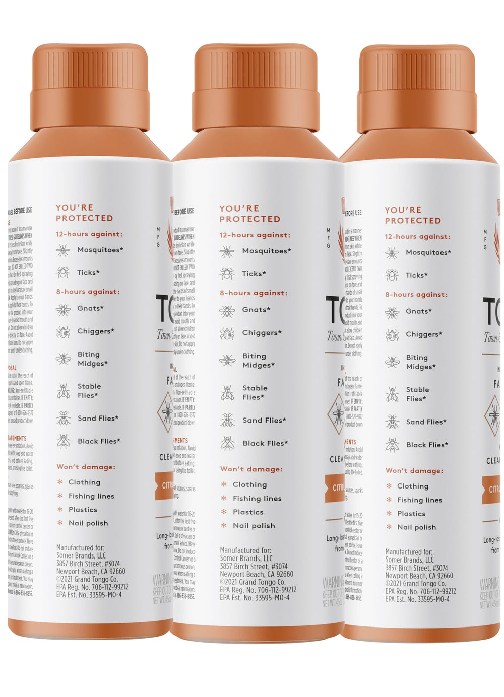 Grand Tongo Citrus and Sandalwood multi-pack image showing three-pack option.