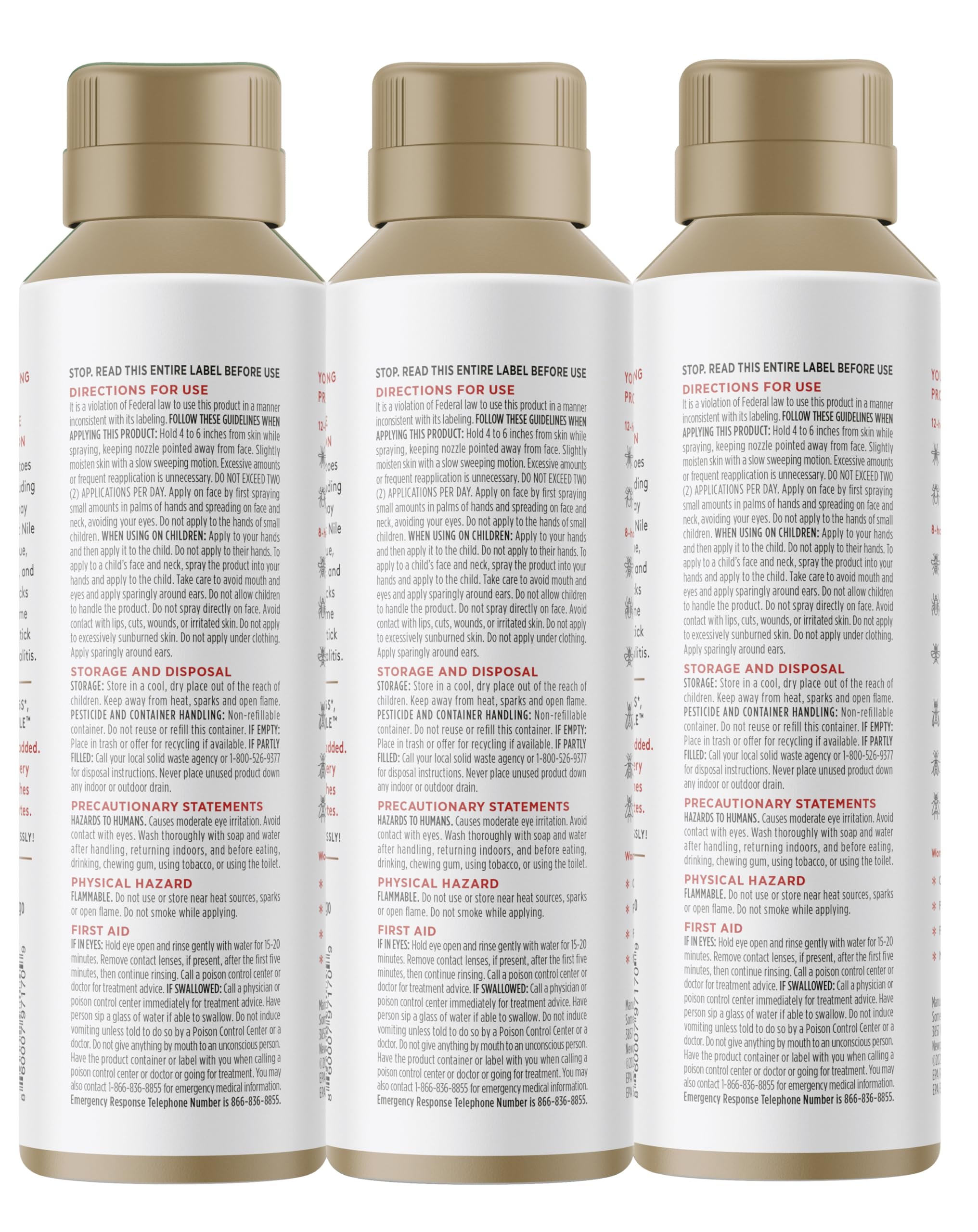 Grand Tongo fragrance-free insect repellent water-based formula feels light on skin.